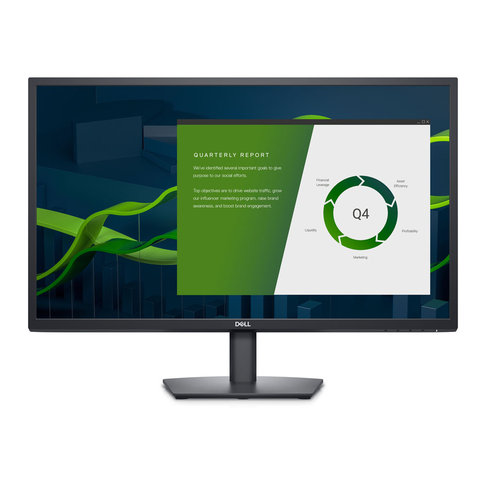MONITOR (จอมอนิเตอร์) DELL MONITOR E2722H, 27.0 INCH 1920x1080, IPS, DP+VGA (SNSE2722H)