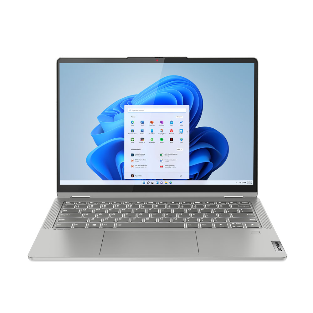 NOTEBOOK 2 IN 1 (โน้ตบุ๊คแบบฝาพับ 360 องศา) LENOVO FLEX 5 14 ALC7 [82R9004QTA]  (GREY)