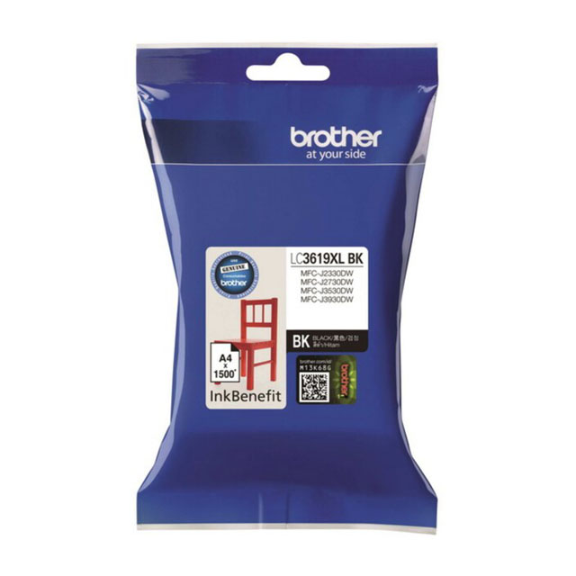 INK BROTHER (หมึกสำหรับเครื่องพิมพ์) LC-3619XLBK (BLACK)