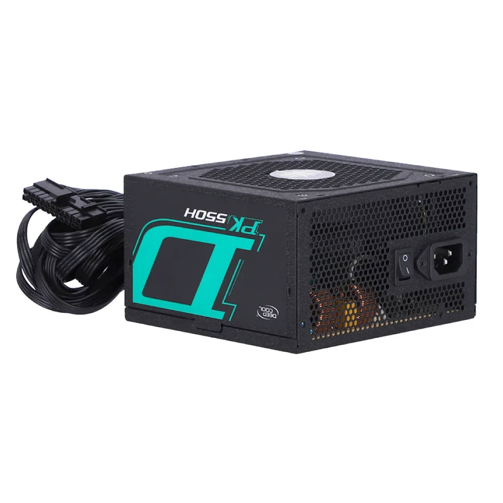 POWER SUPPLY (อุปกรณ์จ่ายไฟ) DEEPCOOL PK550H - 550W 80 PLUS BRONZE BLACK ATX