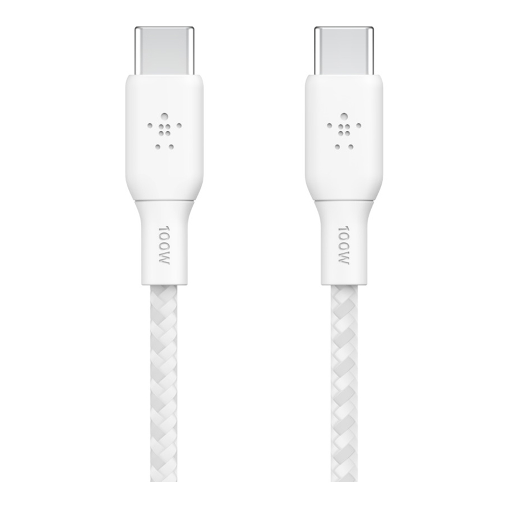 CHARGER CABLE (สายชาร์จ) BELKIN BOOST CHARGE USB- C TO USB- C 100W 2 METER (CAB014bt2MWH)