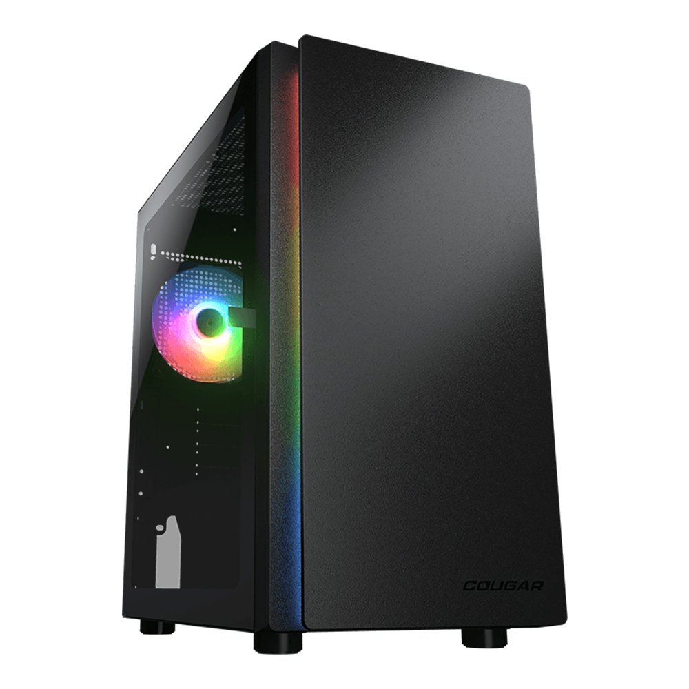 CASE (เคส) COUGAR PURITY RGB (BLACK) (MICRO-ATX)