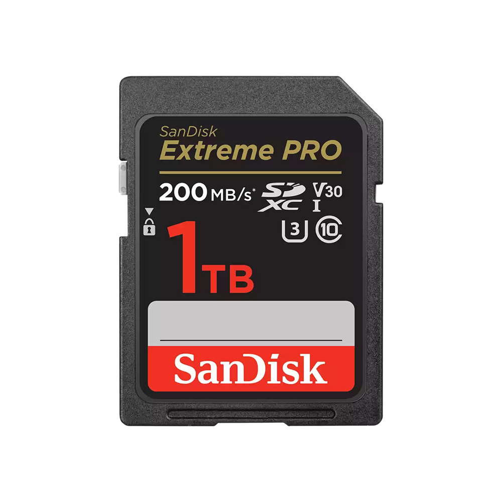 1 TB SD CARD (เอสดีการ์ด) SANDISK EXTREME PRO SDXC UHS-I CARD (SDSDXXD-1T00-GN4IN)