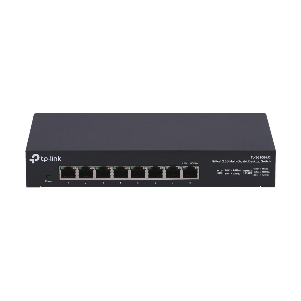 SWITCH (สวิตช์) TP-LINK SWITCH HUB 8 PORT (TL-SG108-M2) 2.5 GB MULTI IN METAL CASING