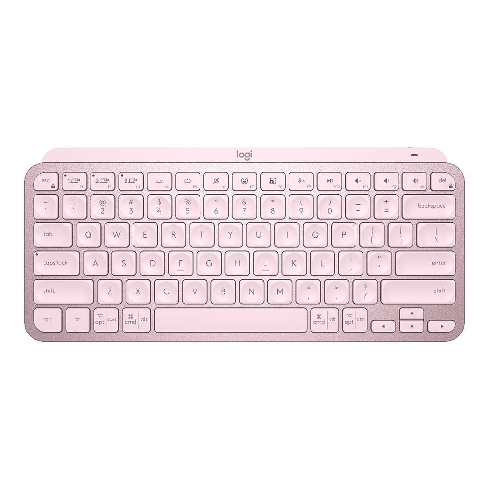 BLUETOOTH KEYBOARD (คีย์บอร์ดบลูทูธ) LOGITECH MX KEYS MINI (ROSE) (EN)