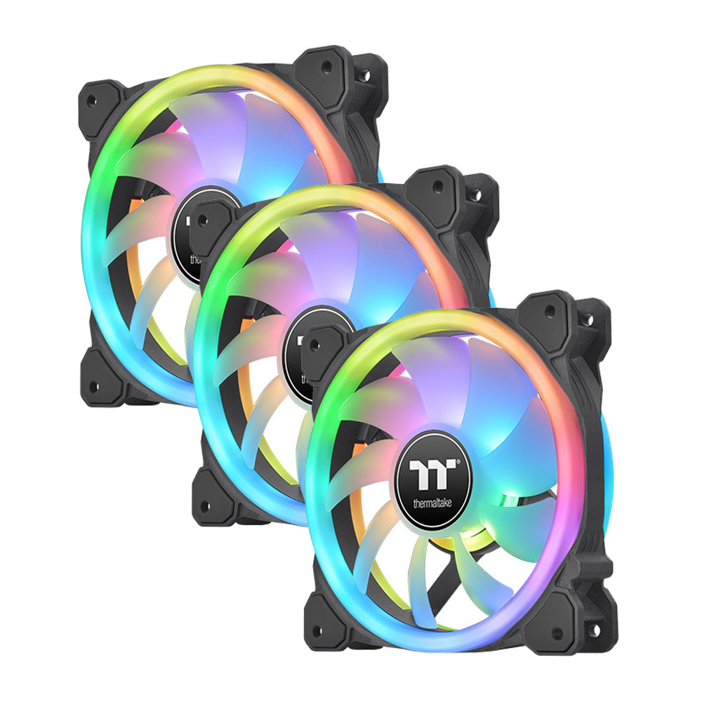 CASE FAN (พัดลมเคส) THERMALTAKE SWAFAN 14 RGB RADIATOR (3FAN PACK)