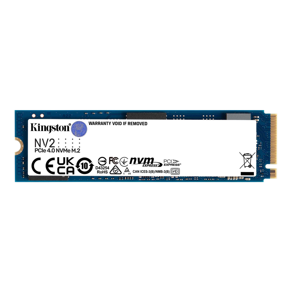 500 GB SSD (เอสเอสดี) KINGSTON NV2 - PCIe 4/NVMe M.2 2280 (SNV2S/500G)