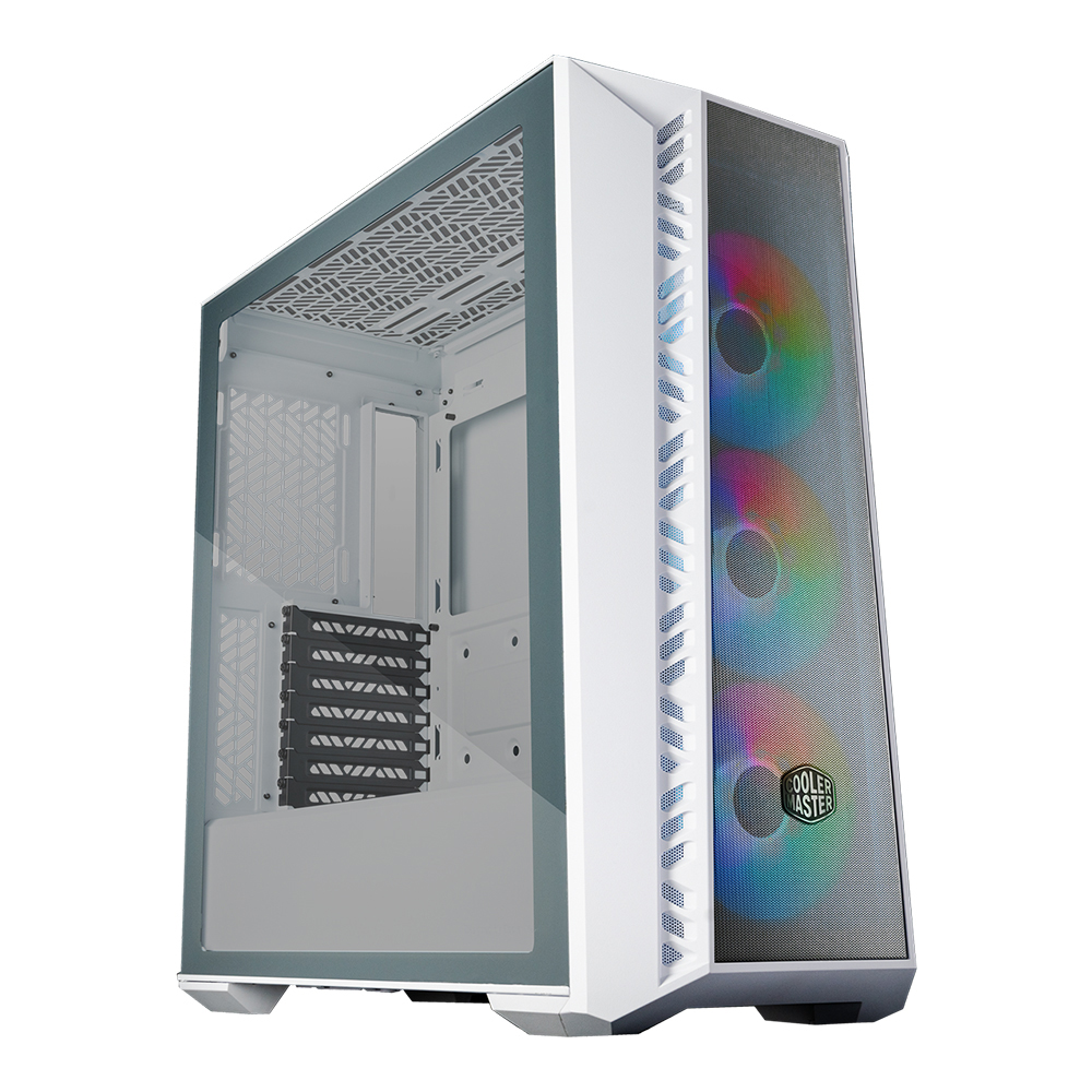 CASE (เคส) COOLER MASTER MASTERBOX 520 MESH (WHITE) (E-ATX)
