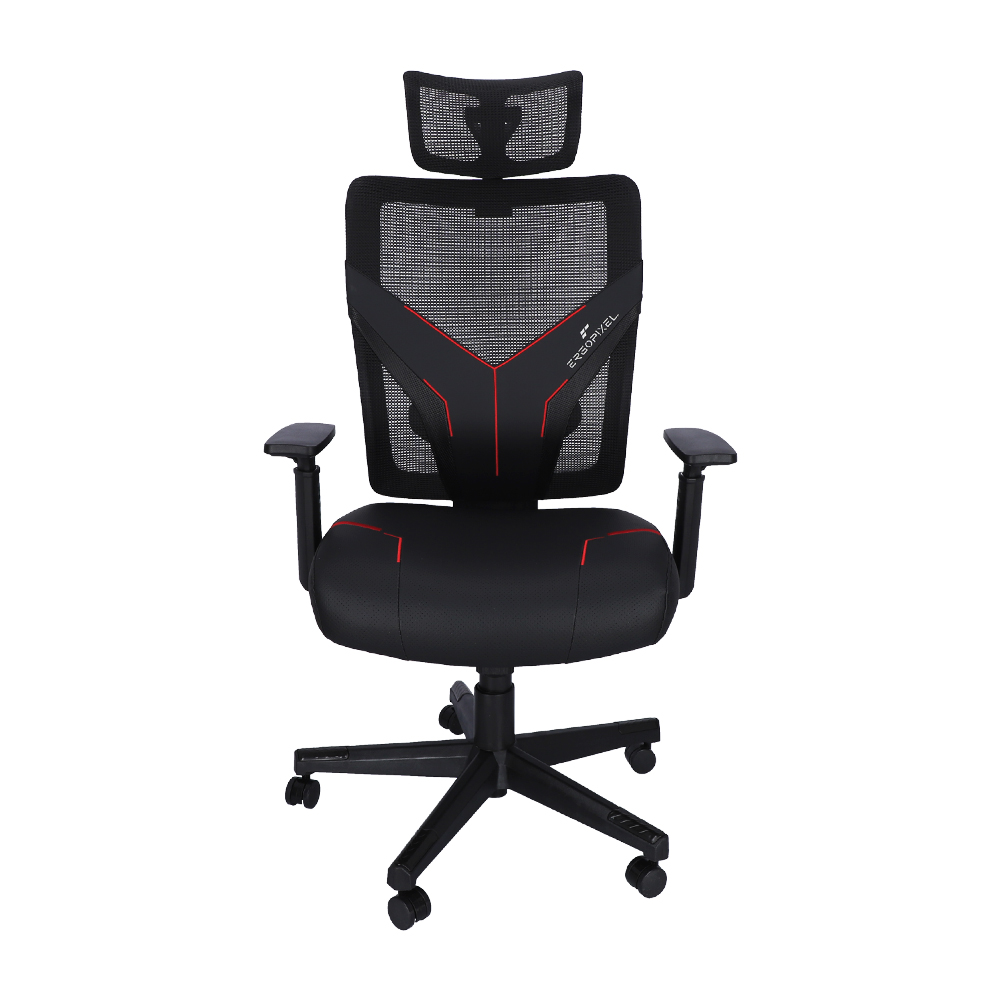 GAMING CHAIR (เก้าอี้เกมมิ่ง) ERGOPIXEL GAMING VIRTUOSO COMFORT (OC-0002) BLACK (สินค้าต้องประกอบก่อนใช้งาน)