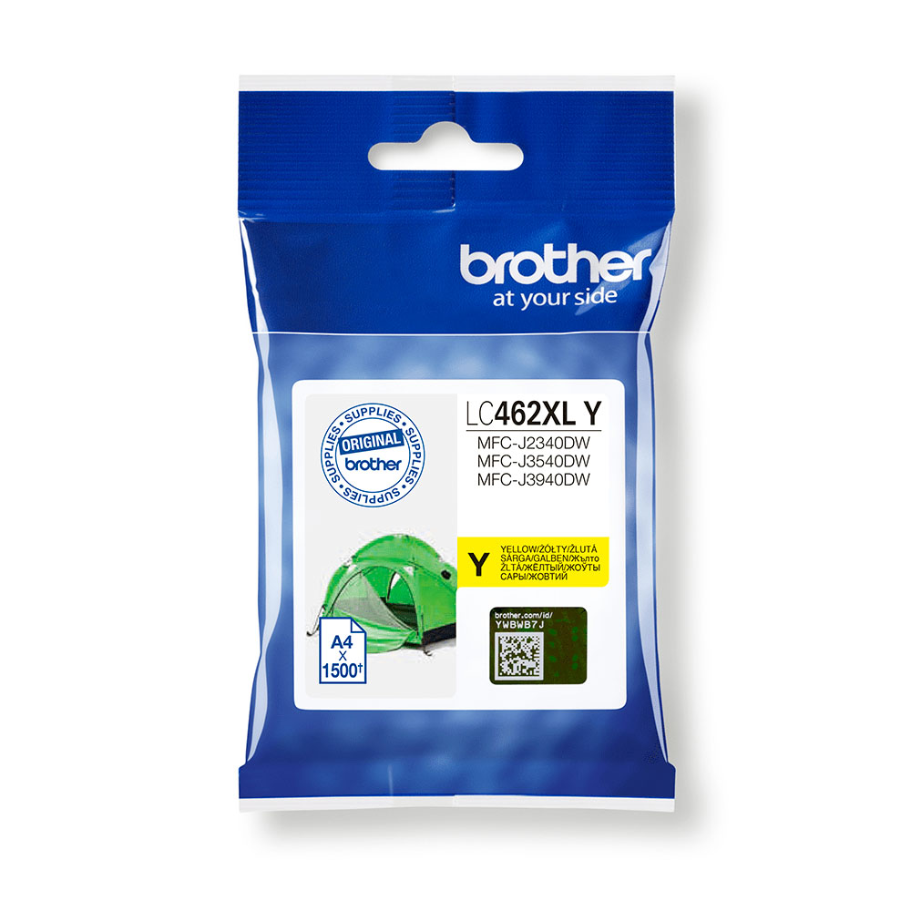 INK (หมึกสำหรับเครื่องพิมพ์) BROTHER LC-462XLY (YELLOW)