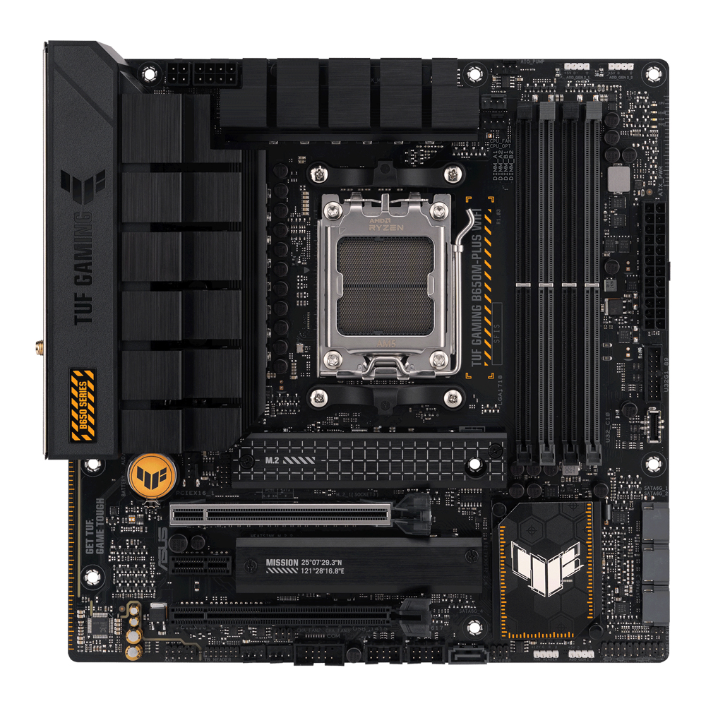 MAINBOARD (เมนบอร์ด) ASUS TUF GAMING B650M-PLUS WIFI - AMD SOCKET AM5 DDR5 MICRO-ATX
