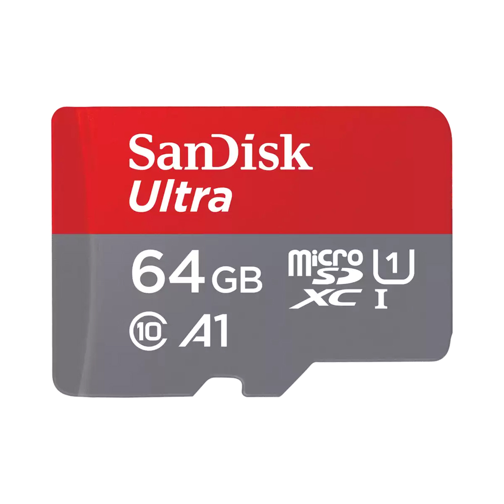 64 GB MICRO SD CARD (ไมโครเอสดีการ์ด) SANDISK ULTRA MICROSDXC UHS-I CARD (SDSQUAB-064G-GN6MN)