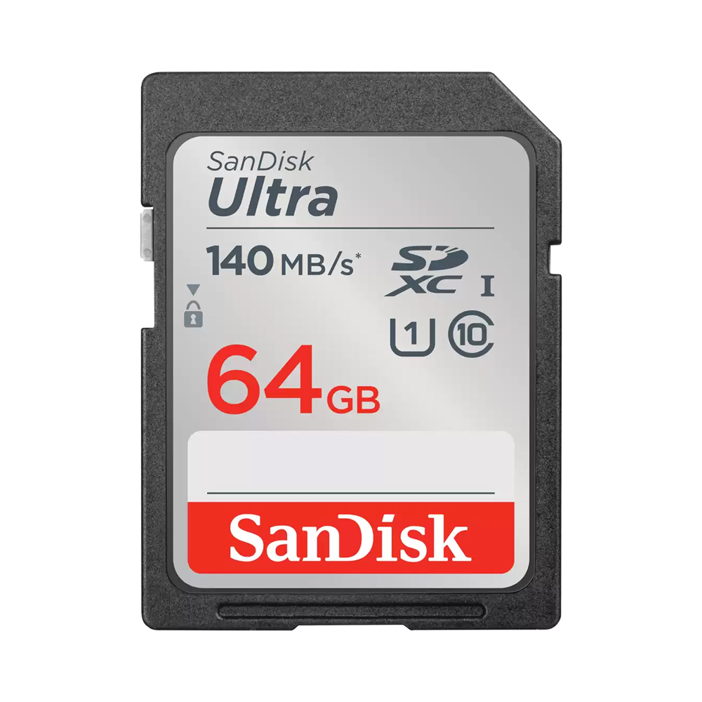 64 GB SD CARD (เอสดีการ์ด) SANDISK ULTRA SDXC UHS-I CARD (SDSDUNB-064G-GN6IN)