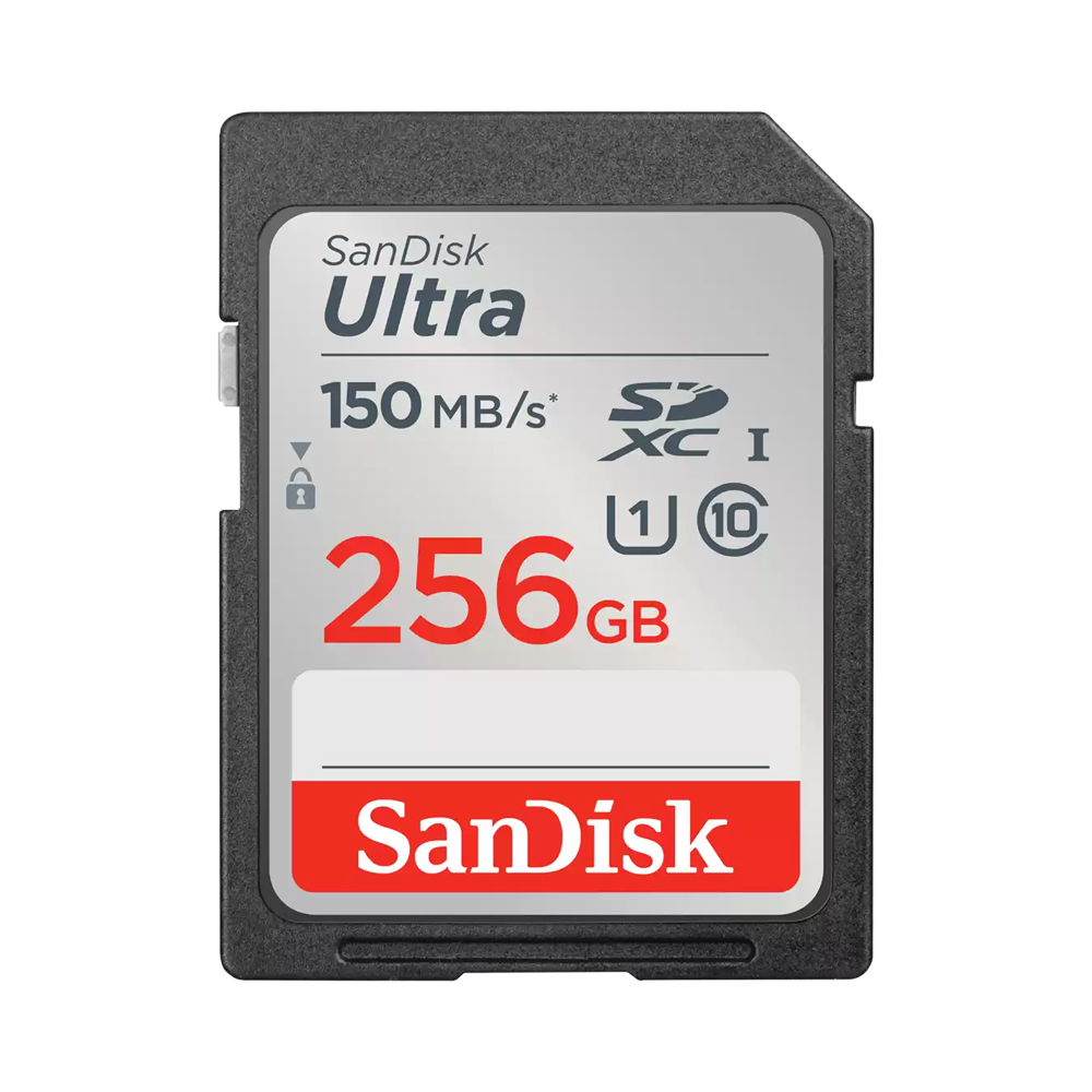 256 GB SD CARD (เอสดีการ์ด) SANDISK ULTRA SDXC UHS-I CARD (SDSDUNC-256G-GN6IN)