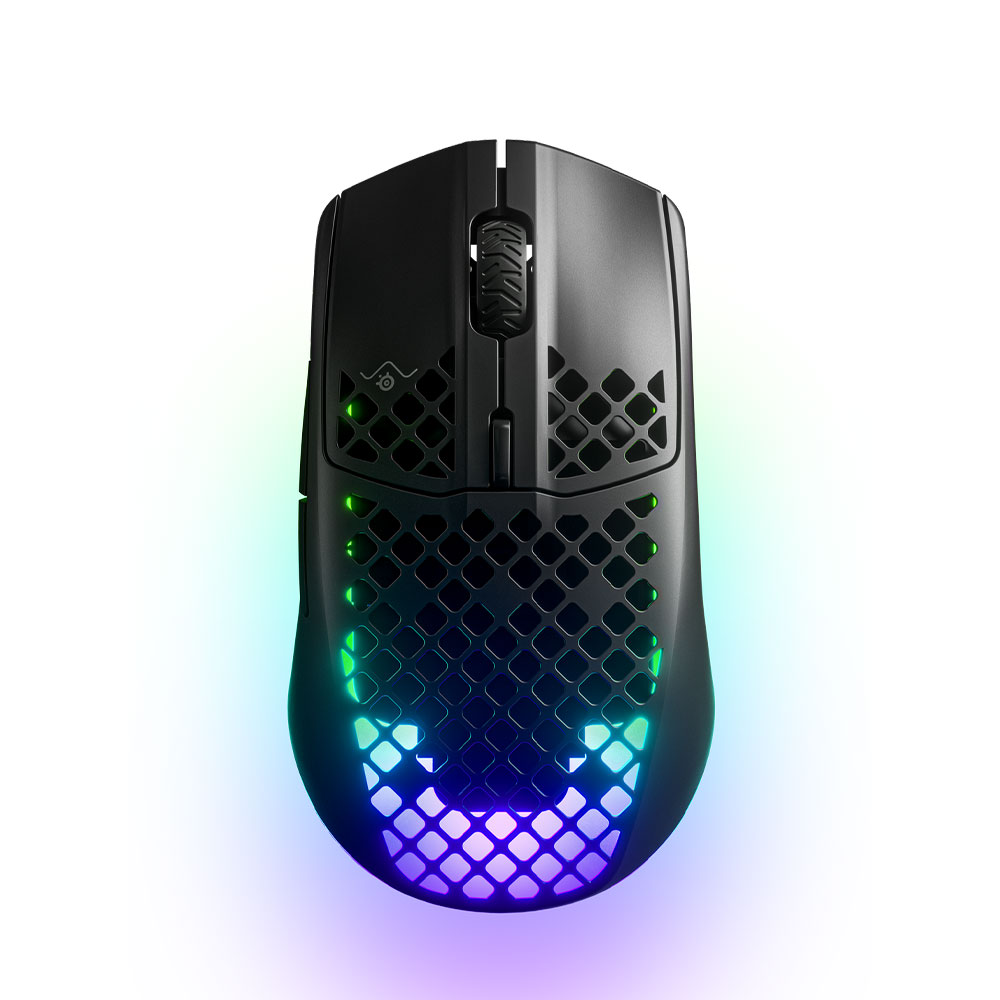 WIRELESS MOUSE (เมาส์ไร้สาย) STEELSERIES AEROX 3 WIRELESS BLACK ONYX 2022 EDITION