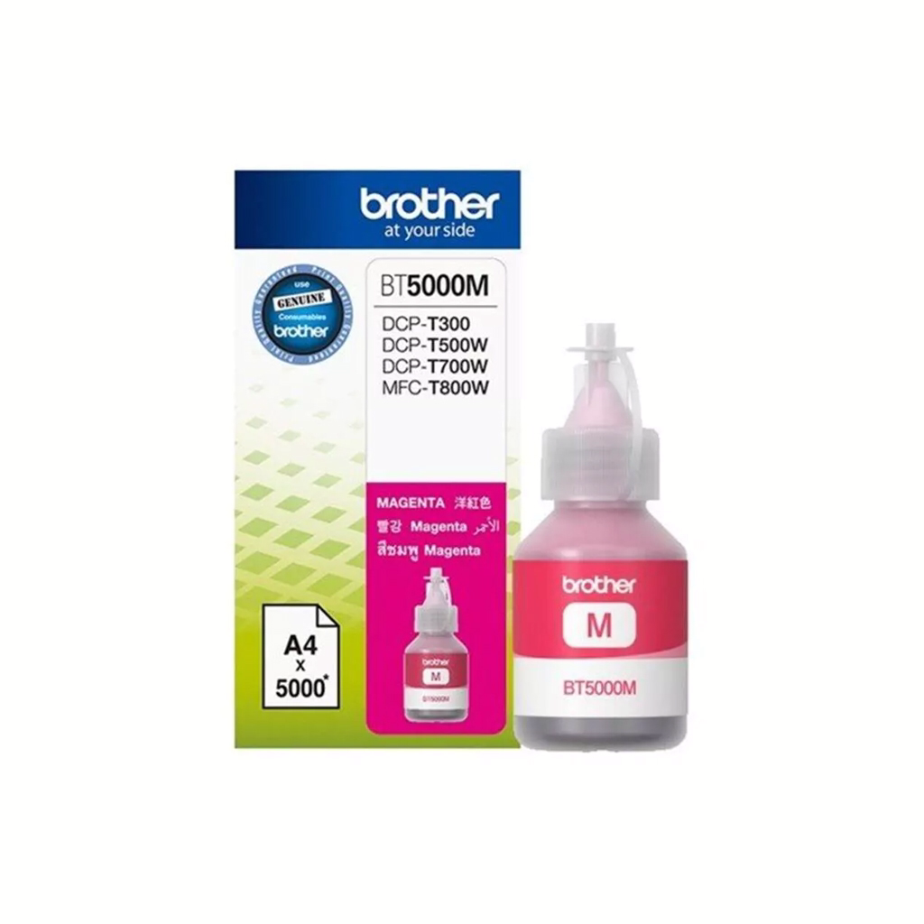 INK REFILL BROTHER (หมึกสำหรับเครื่องพิมพ์) BT-5000M FOR DCP-T300/T500W (MAGENTA)