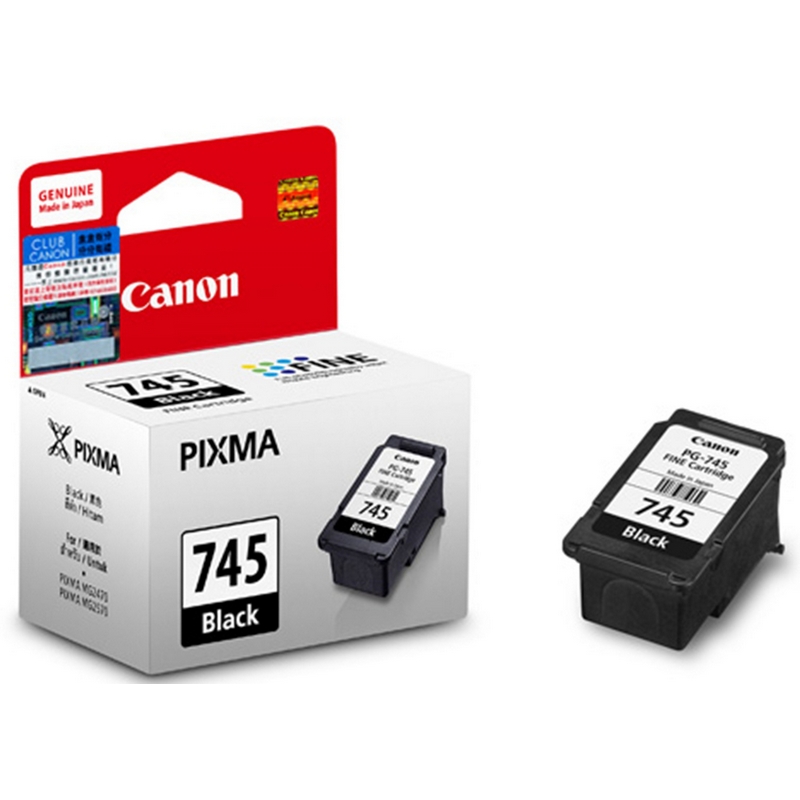 INK (หมึกสำหรับเครื่องพิมพ์) CANON PG-745 BK (BLACK)