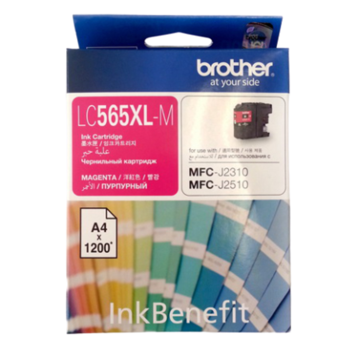 INK BROTHER (หมึกสำหรับเครื่องพิมพ์) LC-565XLM (MAGENTA)