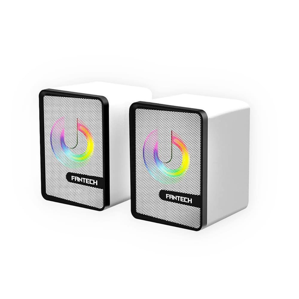 SPEAKER (ลำโพง) FANTECH BEAT GS203 MOBILE GAMING & MUSIC SPEAKER (WHITE)