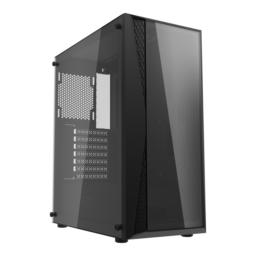 CASE (เคส) DARKFLASH DK352 PLUS BLACK (E-ATX)