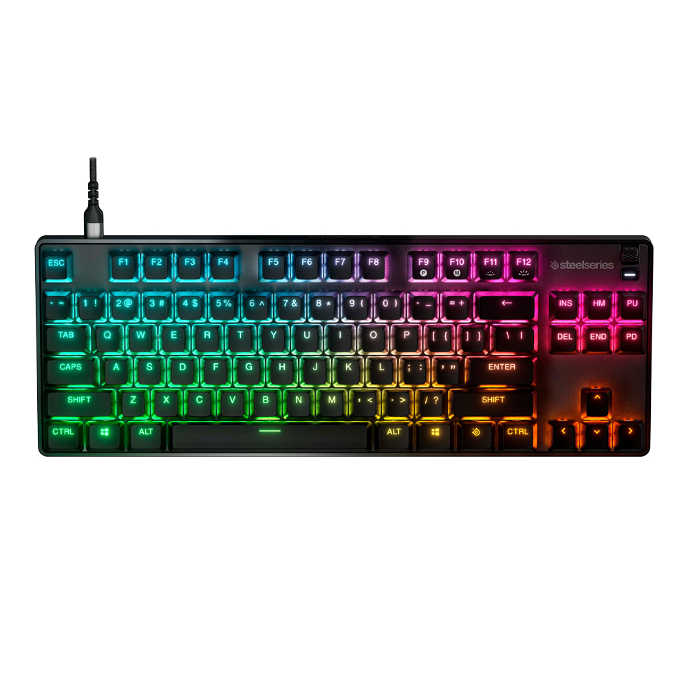 KEYBOARD (คีย์บอร์ด) STEELSERIES APEX 9 TKL (BLACK) (STEELSERIES LINEAR OPTIPOINT OPTICAL SWITCH - RGB - EN)