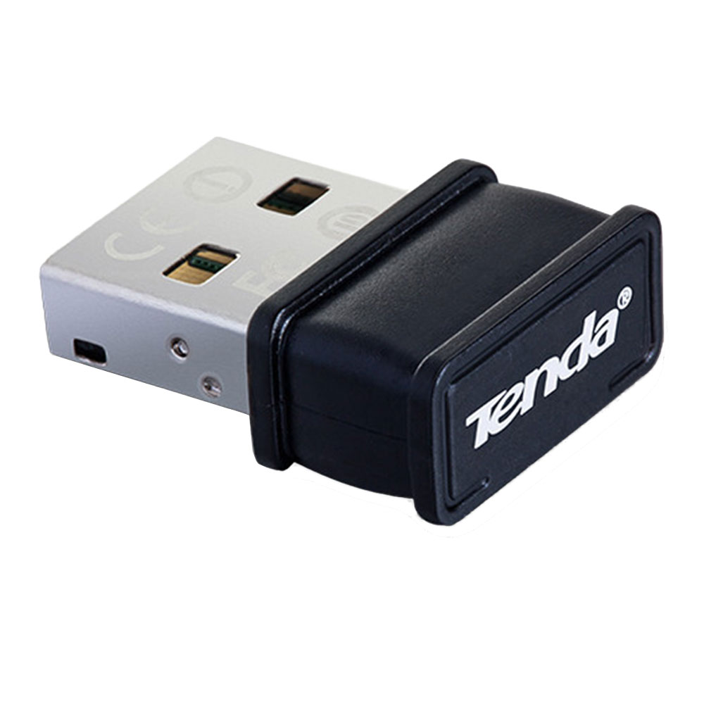 WIRELESS USB ADAPTER (ยูเอสบีไวไฟ) TENDA WIRELESS N150 PICO USB ADAPTER (W311MI ) BLACK