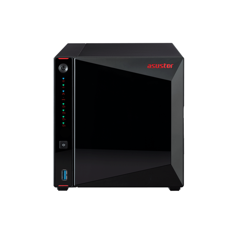 NAS (อุปกรณ์จัดเก็บข้อมูลบนเครือข่าย) ASUSTOR 4-BAY AS5304T INTEL CELERON J4105 QUAD CORE 1.5GHz 4GB SO-DIMM DDR4