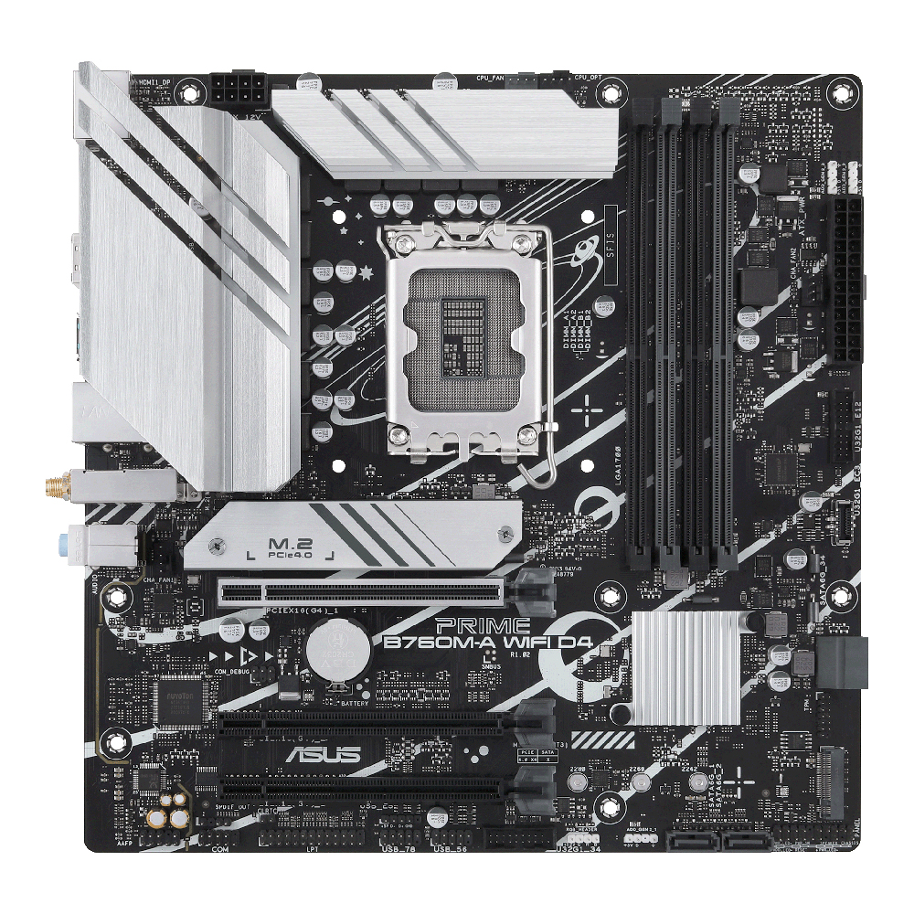 Asus Prime B760M-A WiFi D4 (DDR4) (Micro-ATX)