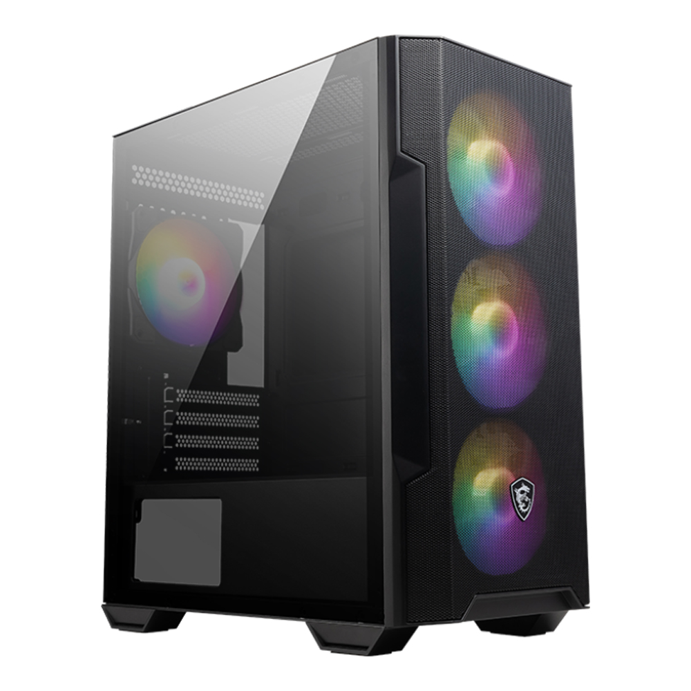 CASE (เคส) MSI MAG FORGE M100R (BLACK) (MICRO-ATX)