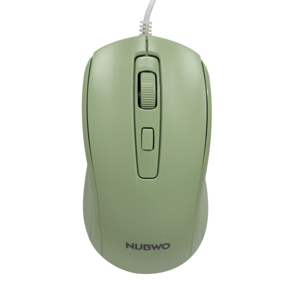MOUSE (เมาส์) NUBWO (NM157) USB OPTICAL GREEN
