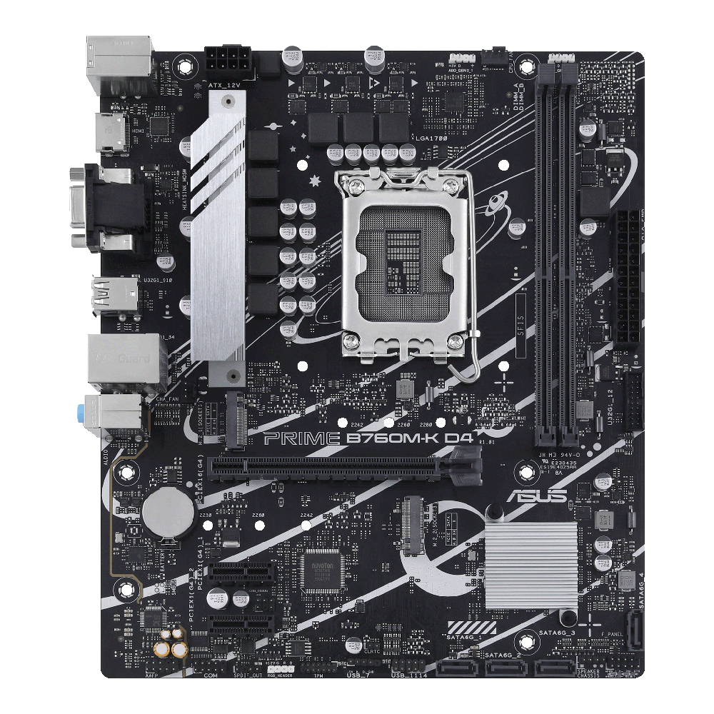 MAINBOARD (เมนบอร์ด) ASUS PRIME B760M-K D4 (DDR4) (SOCKET LGA 1700) (MICRO-ATX)
