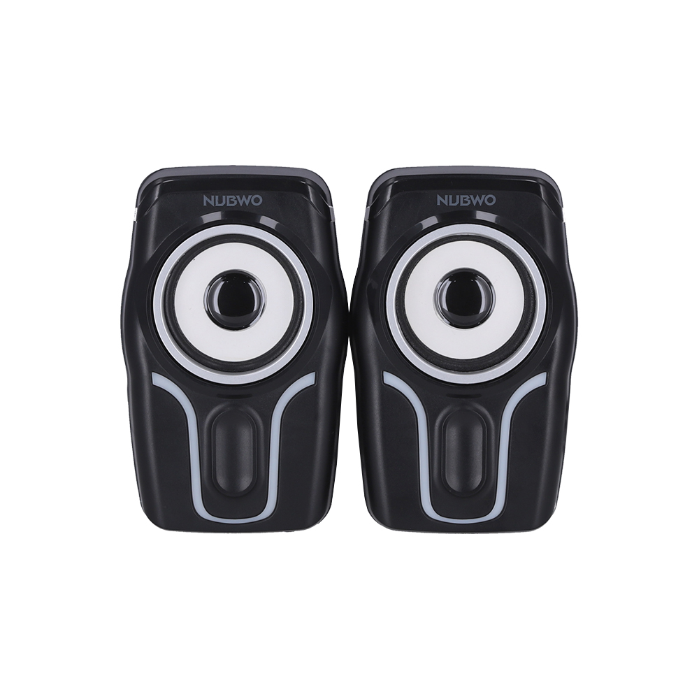 SPEAKER (ลำโพง) NUBWO LAURIMUS NS047 RGB 2.0 BLACK
