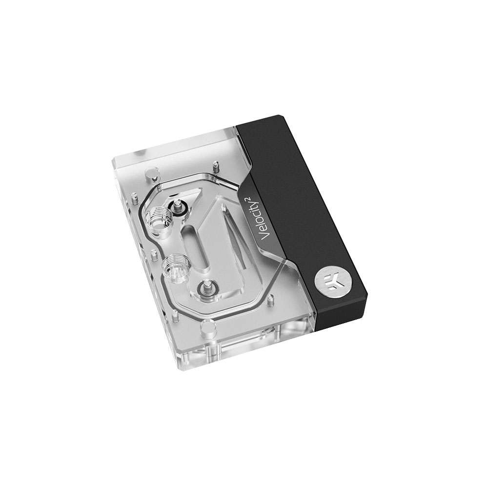 CPU WATER BLOCK (อุปกรณ์ระบายความร้อนสำหรับซีพียู) EK-QUANTUM VELOCITY2 D-RGB AM5 NICKE+PLEXI