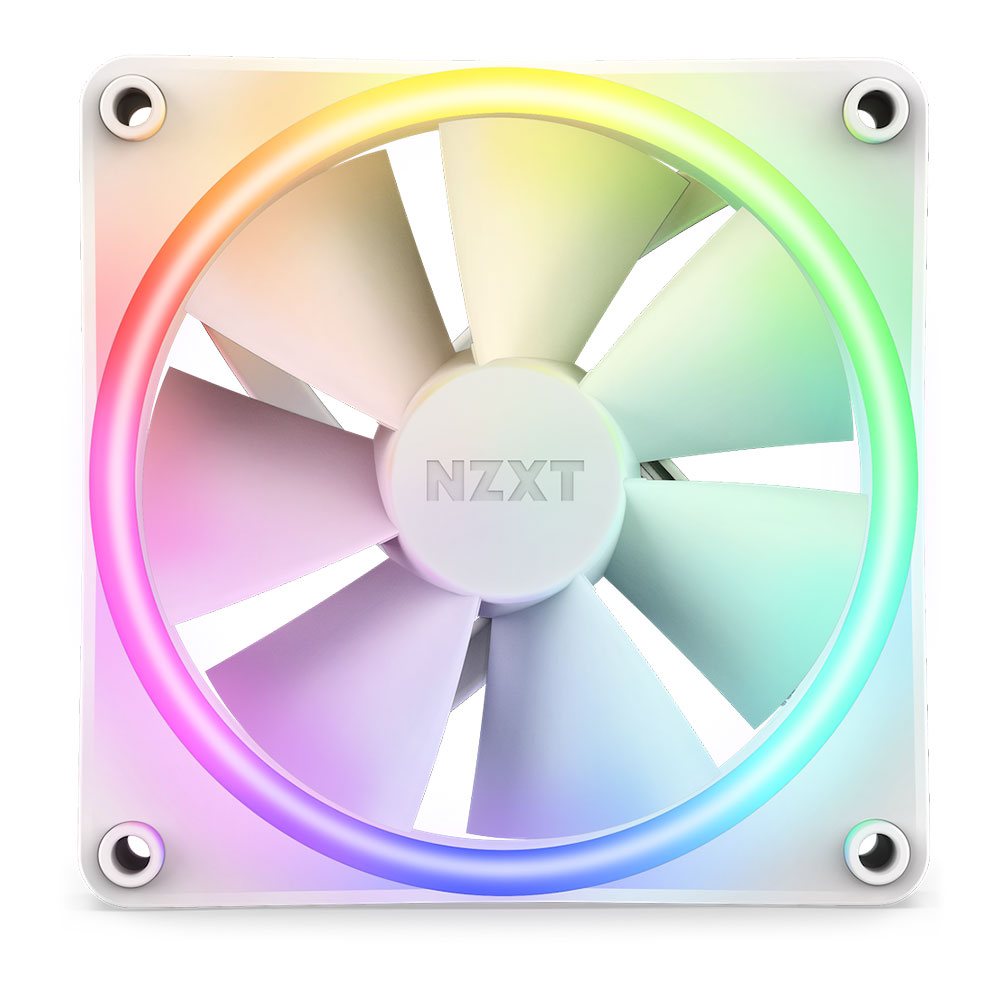 CASE FAN (พัดลมเคส) NZXT F120 RGB DUO WHITE