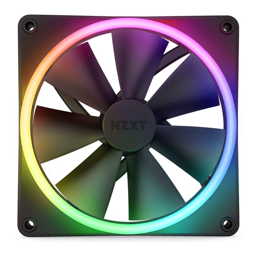 CASE FAN (พัดลมเคส) NZXT F140 RGB DUO BLACK