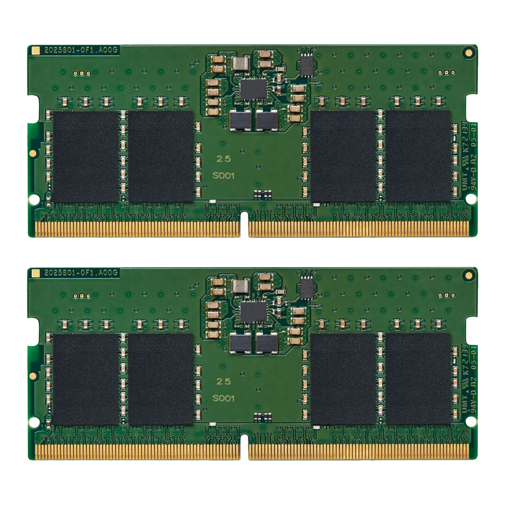 16GB (8GBx2) DDR5 4800MHz SO-DIMM RAM (หน่วยความจำ) KINGSTON VALUE RAM (KVR48S40BS6K2-16)