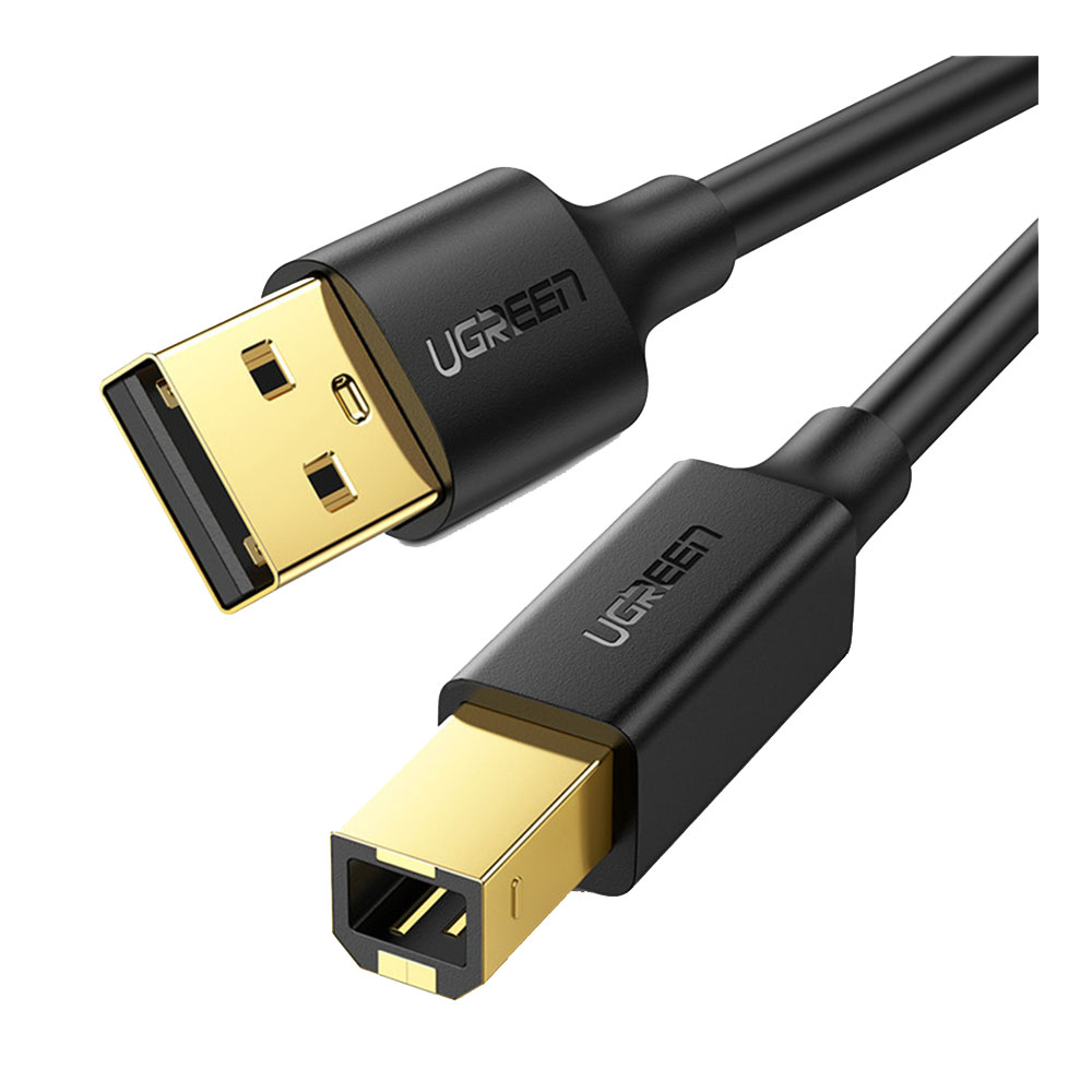 USB CABLE (สายยูเอสบี) UGREEN 10352 - USB-A TO USB-B 5M
