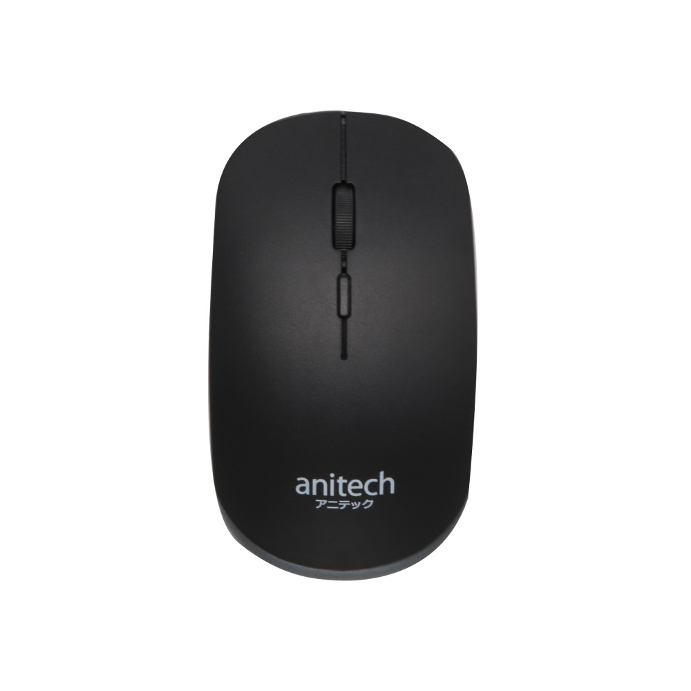 WIRELESS MOUSE (เมาส์ไร้สาย) ANITECH WIRELESS W231-BK BLACK