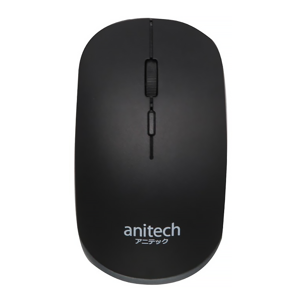 WIRELESS MOUSE (เมาส์ไร้สาย) ANITECH WIRELESS W231-BK BLACK