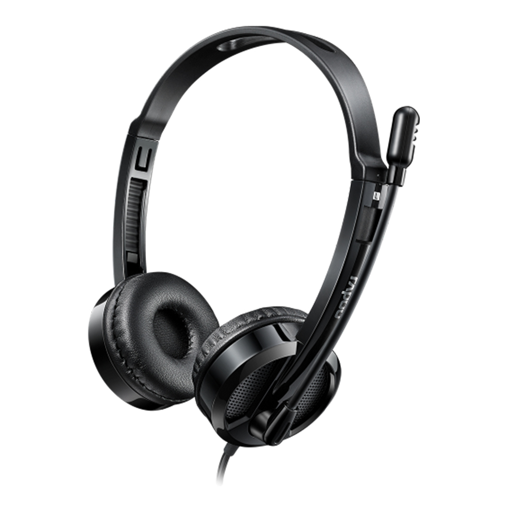 HEADSET (หูฟัง) RAPOO H100 (BLACK)