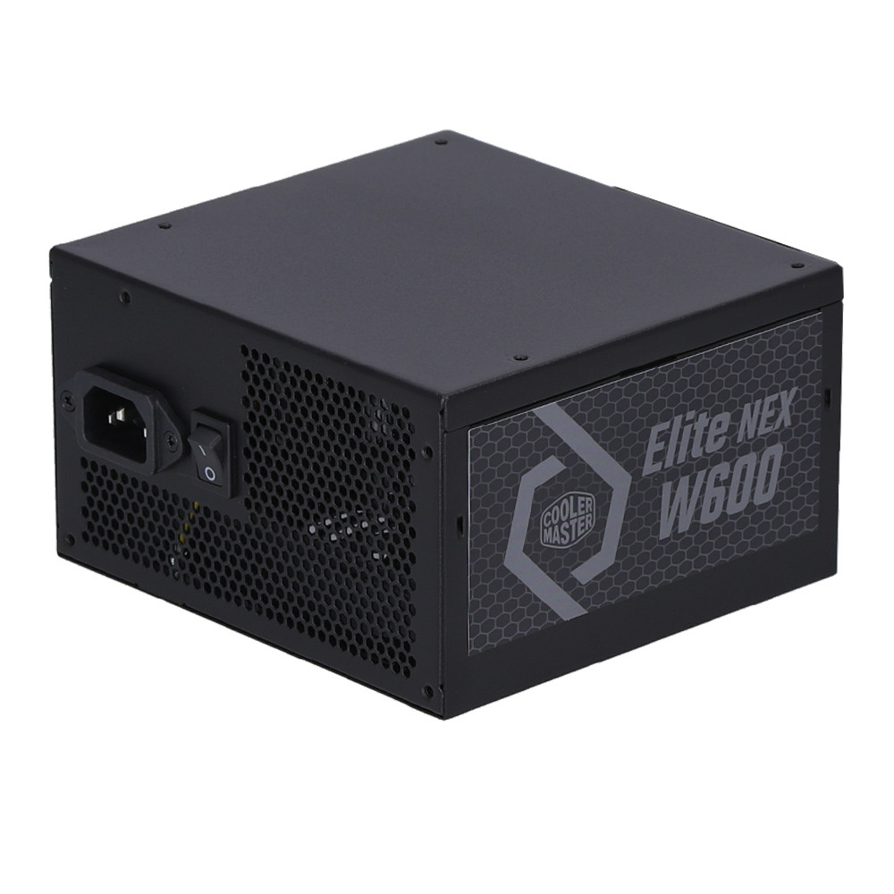 POWER SUPPLY (อุปกรณ์จ่ายไฟ) COOLER MASTER ELITE NEX WHITE 230V 600 - 600W 80 PLUS (MPW-6001-ACBW-BEU) (BLACK) (ATX)