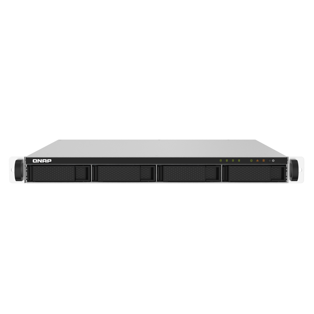NAS (อุปกรณ์จัดเก็บข้อมูลบนเครือข่าย) QNAP 4-BAY RACKMOUNT  NAS WITH  REDUNDANT  POWER  SUPPLY (QNP-TS-432PXU-RP-2G)
