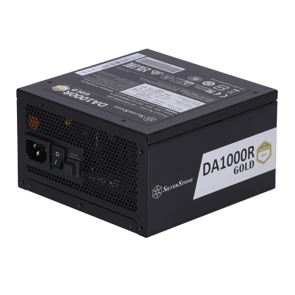 POWER SUPPLY (อุปกรณ์จ่ายไฟ) SILVERSTONE DA1000R GOLD - 1000W 80 PLUS GOLD BLACK ATX