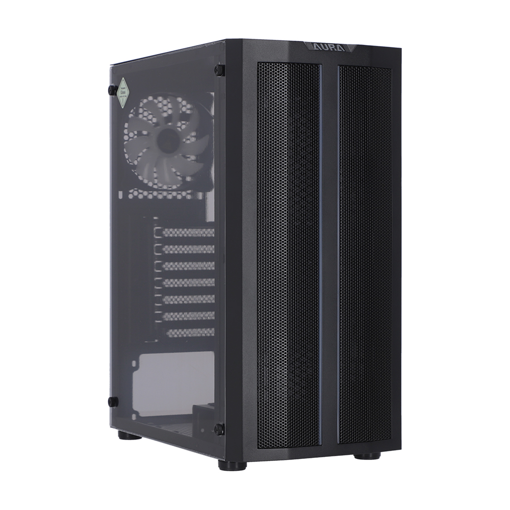 CASE (เคส) GAMDIAS AURA GC3 (BLACK) (ATX)