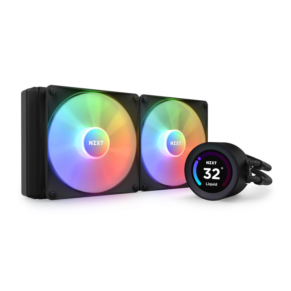 CPU LIQUID COOLER (ระบบระบายความร้อนด้วยน้ำ) NZXT KRAKEN ELITE 280 RGB BLACK