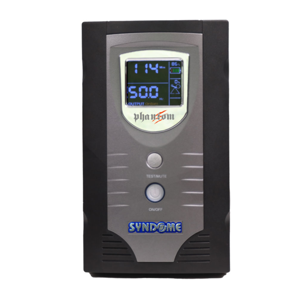 UPS (เครื่องสำรองไฟฟ้า) SYNDOME PHANTOM-1200 (1200VA-720WATT)