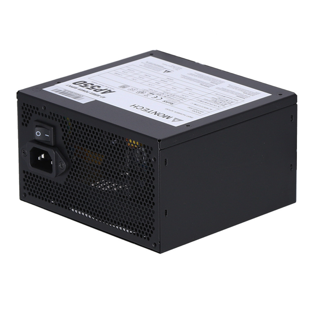 POWER SUPPLY (อุปกรณ์จ่ายไฟ) MONTECH AP 550W - 550W 80 PLUS (BLACK) (ATX)