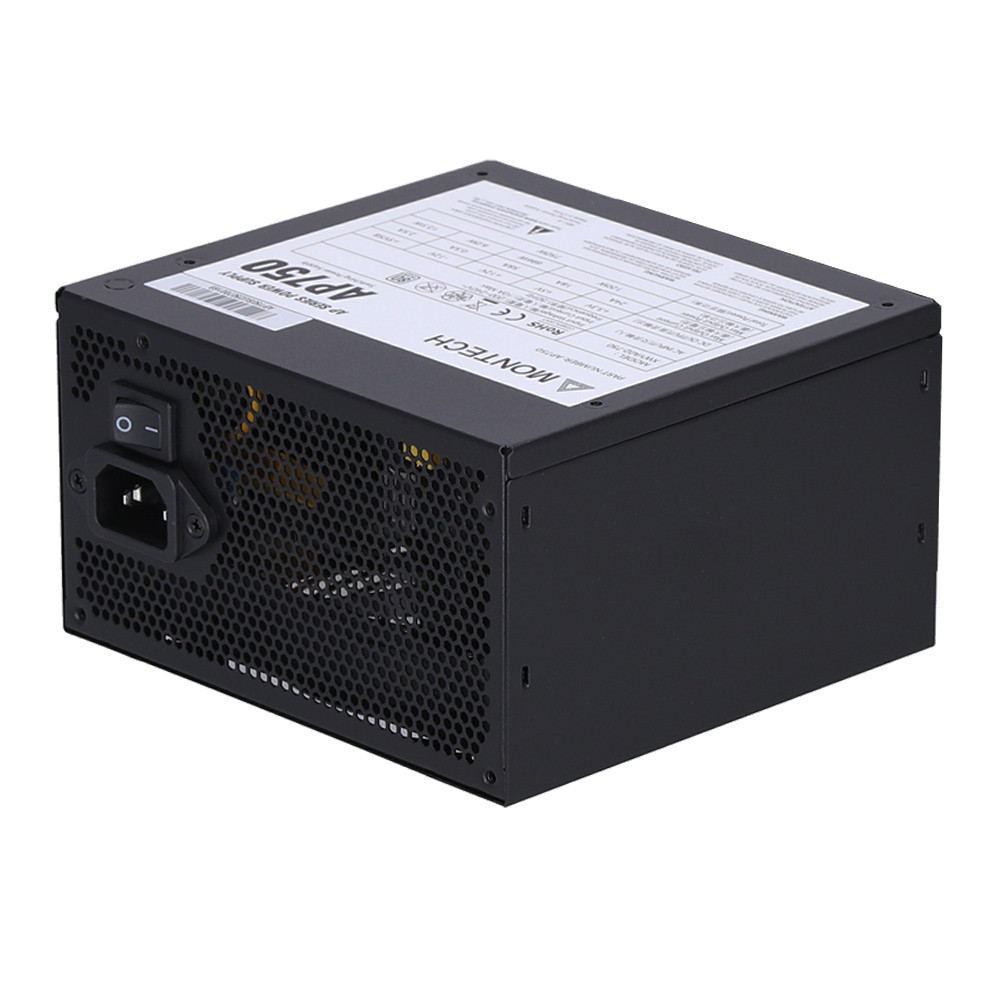 POWER SUPPLY (อุปกรณ์จ่ายไฟ) MONTECH AP 750W - 750W 80 PLUS BLACK ATX