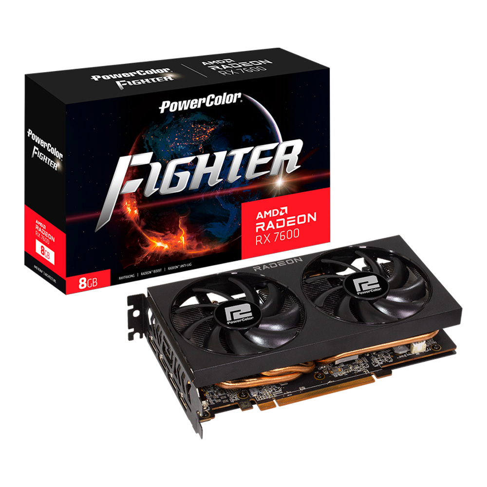 PowerColor Fighter AMD Radeon RX 7600 8GB GDDR6