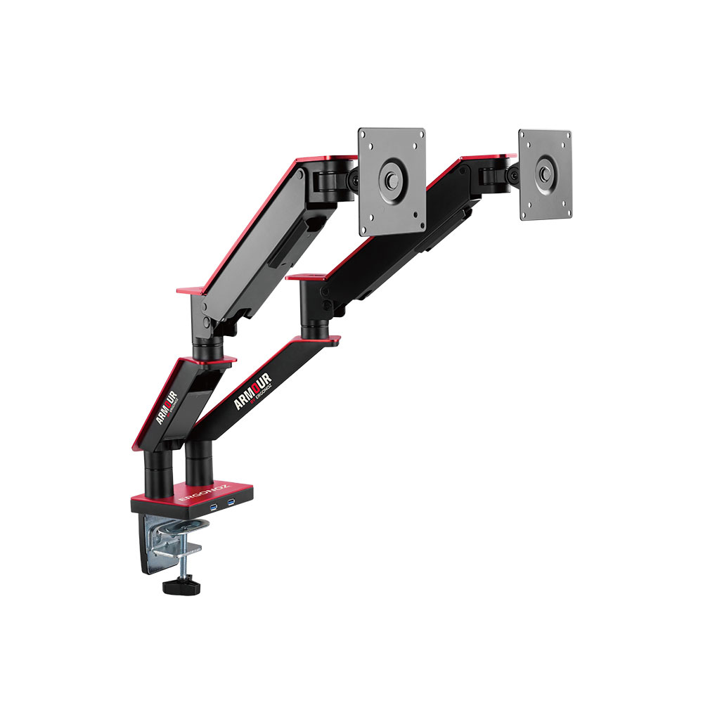 MONITOR ARM (ขาตั้งจอ) ERGONOZ ARMOUR TWIN (EGN-ARMOUR-D)